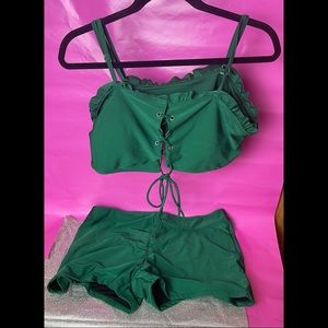 Green 2 Piece swimsuit